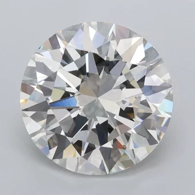3.02ct G VVS1 Excellent Cut Round Lab Grown Diamond