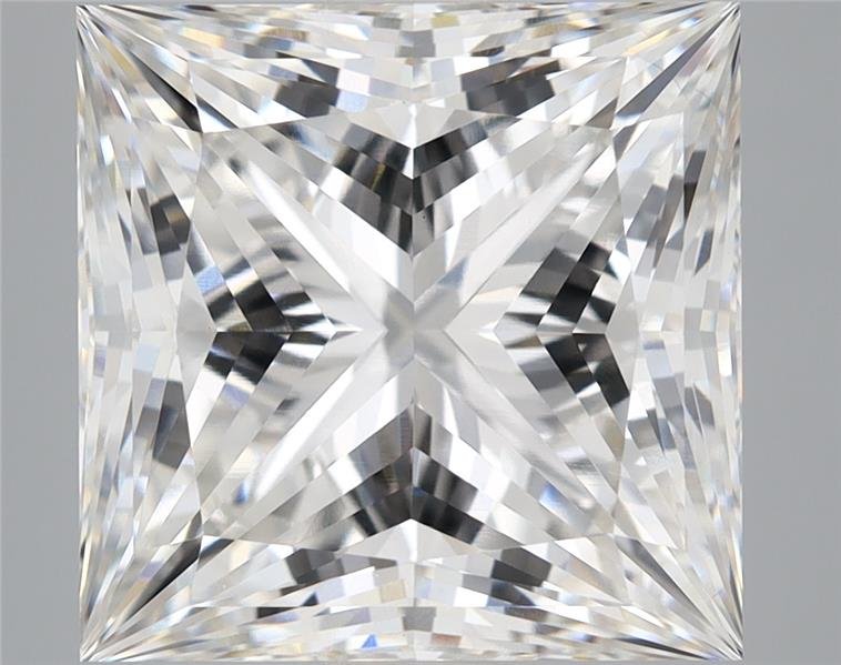 9.54ct F VVS2 Rare Carat Ideal Cut Princess Lab Grown Diamond