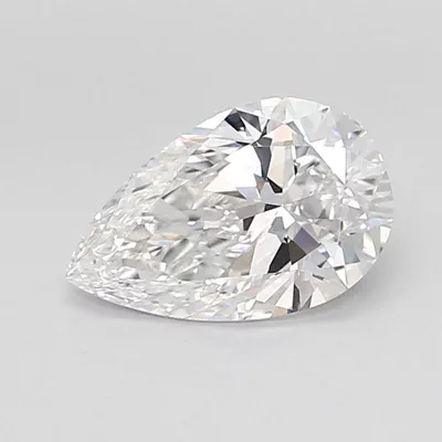 1.60ct E VVS2 Rare Carat Ideal Cut Pear Lab Grown Diamond