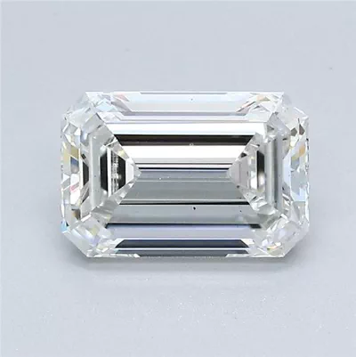 1.74ct G VS2 Rare Carat Ideal Cut Emerald Lab Grown Diamond