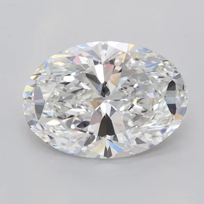1.53ct E VVS2 Rare Carat Ideal Cut Oval Lab Grown Diamond
