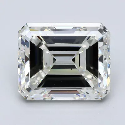 6.44ct I VS2 Excellent Cut Emerald Diamond