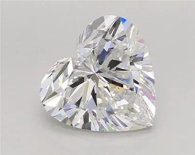 4.07ct D VS1 Rare Carat Ideal Cut Heart Lab Grown Diamond