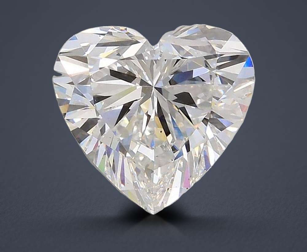 4.07ct D VS1 Rare Carat Ideal Cut Heart Lab Grown Diamond