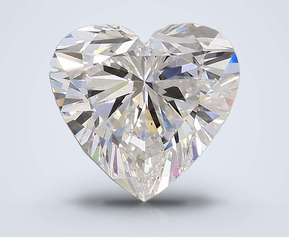 4.07ct D VS1 Rare Carat Ideal Cut Heart Lab Grown Diamond