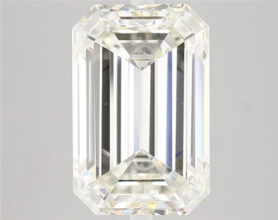 6.03ct J VS1 Rare Carat Ideal Cut Emerald Diamond