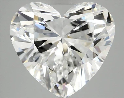 6.00ct E VVS2 Rare Carat Ideal Cut Heart Lab Grown Diamond