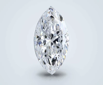 3.70ct D SI1 Rare Carat Ideal Cut Marquise Diamond