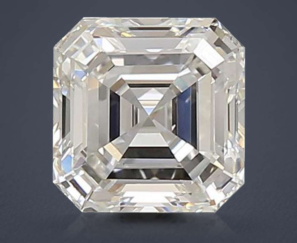 1.46ct E VS1 Rare Carat Ideal Cut Asscher Lab Grown Diamond