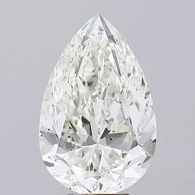 7.03ct G VS2 Rare Carat Ideal Cut Pear Diamond