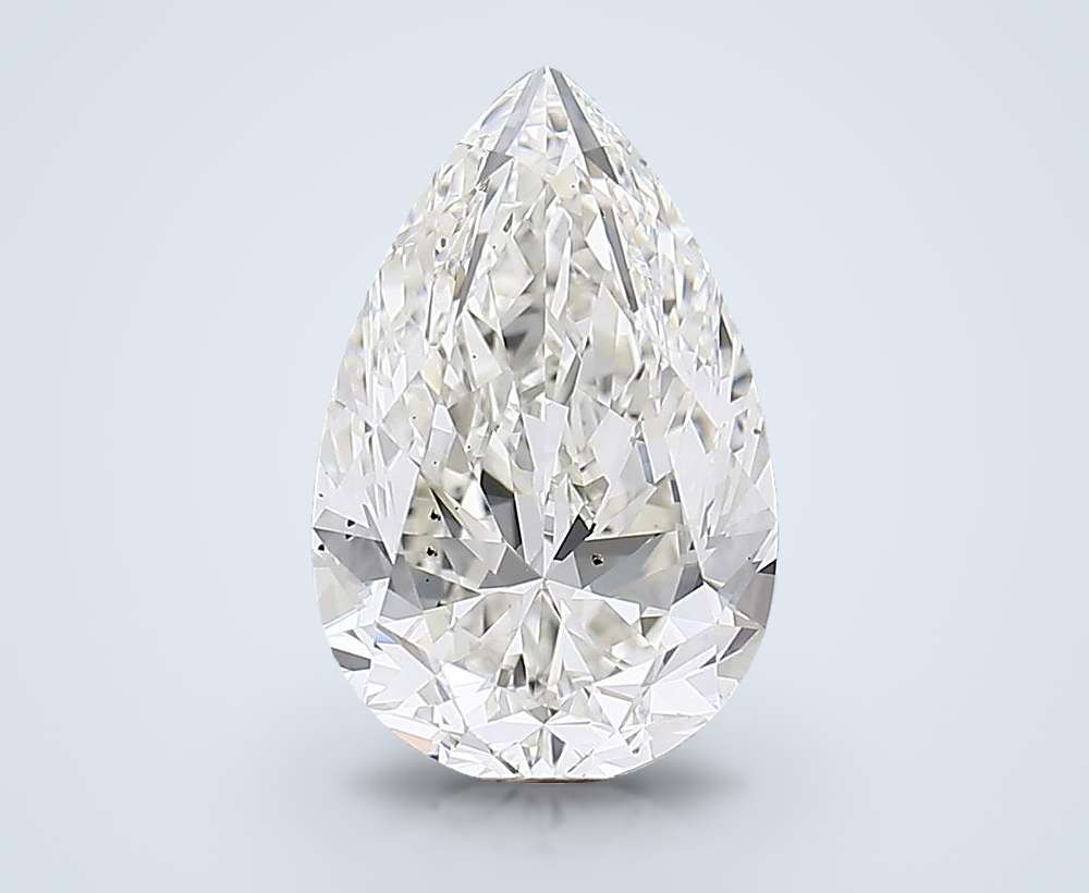 7.03ct G VS2 Rare Carat Ideal Cut Pear Diamond