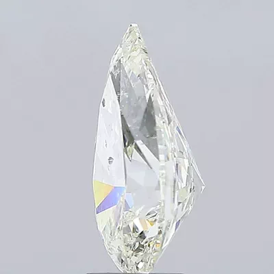5.15ct K SI2 Rare Carat Ideal Cut Pear Diamond