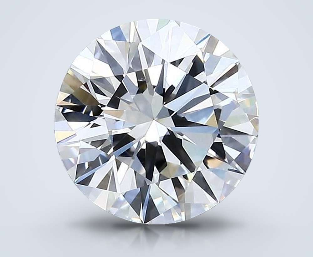 2.15ct H VS2 Rare Carat Ideal Cut Round Diamond