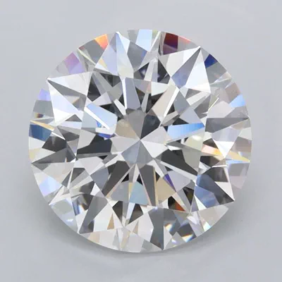 3.12ct D FL Rare Carat Ideal Cut Round Lab Grown Diamond
