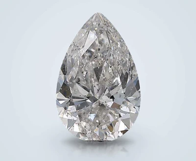 3.51ct G SI2 Rare Carat Ideal Cut Pear Diamond