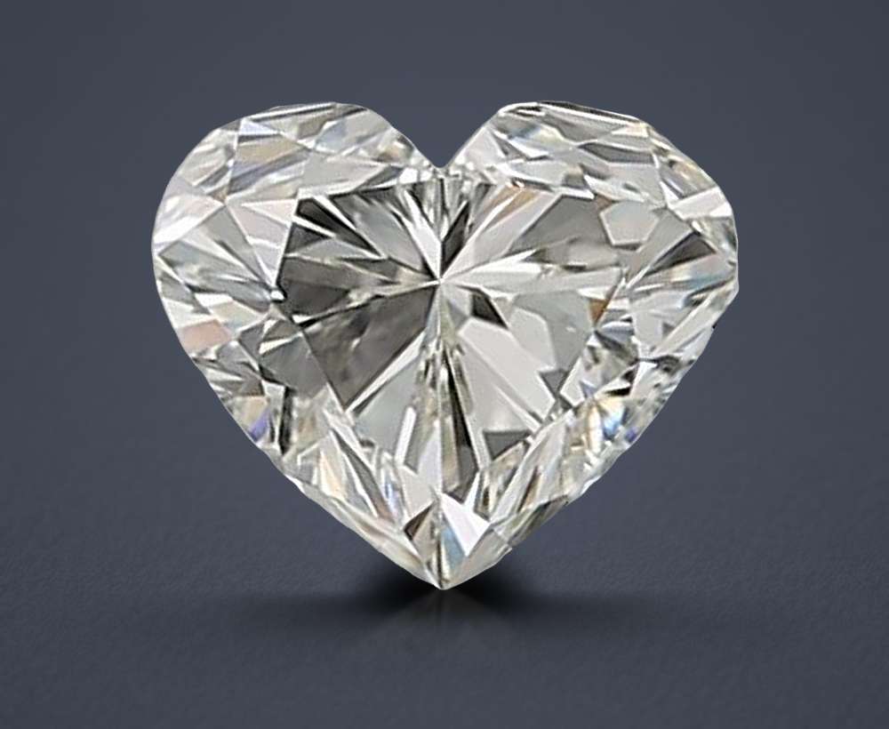 0.51ct K VVS1 Rare Carat Ideal Cut Heart Diamond