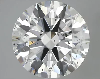 5.01ct H SI2 Rare Carat Ideal Cut Round Diamond