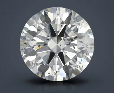 5.01ct H SI2 Rare Carat Ideal Cut Round Diamond