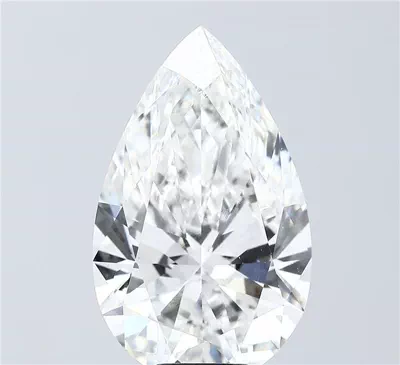 10.05ct F VS1 Rare Carat Ideal Cut Pear Lab Grown Diamond