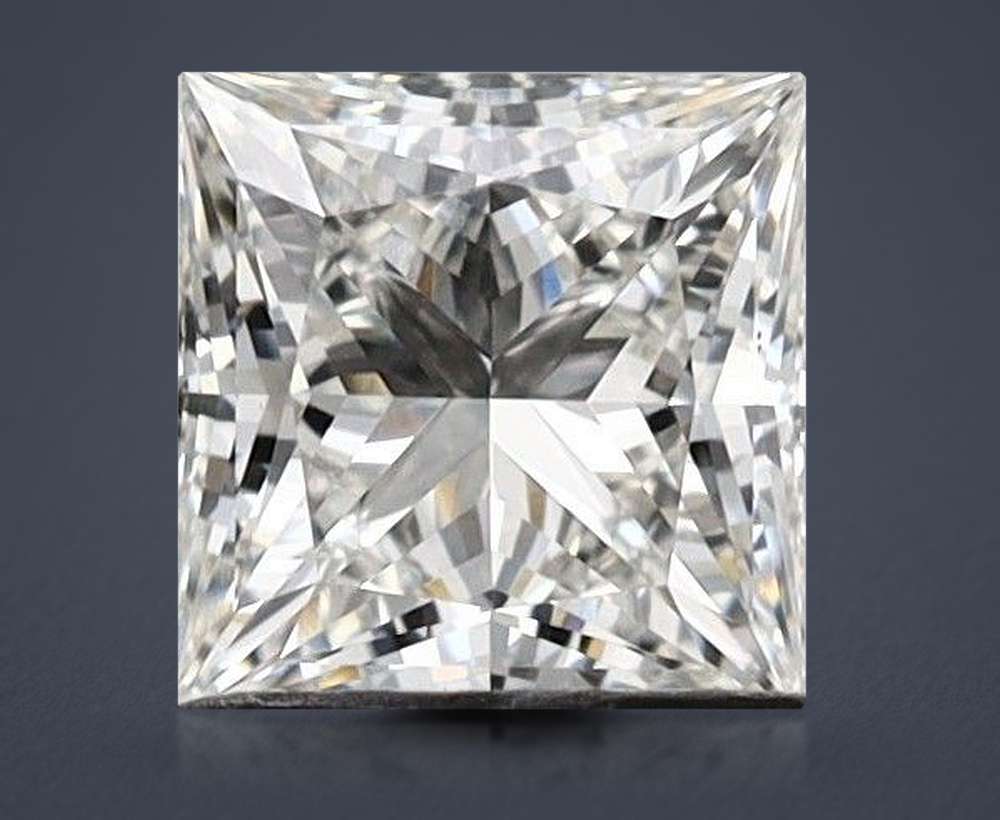 1.04ct F VS1 Rare Carat Ideal Cut Princess Lab Grown Diamond