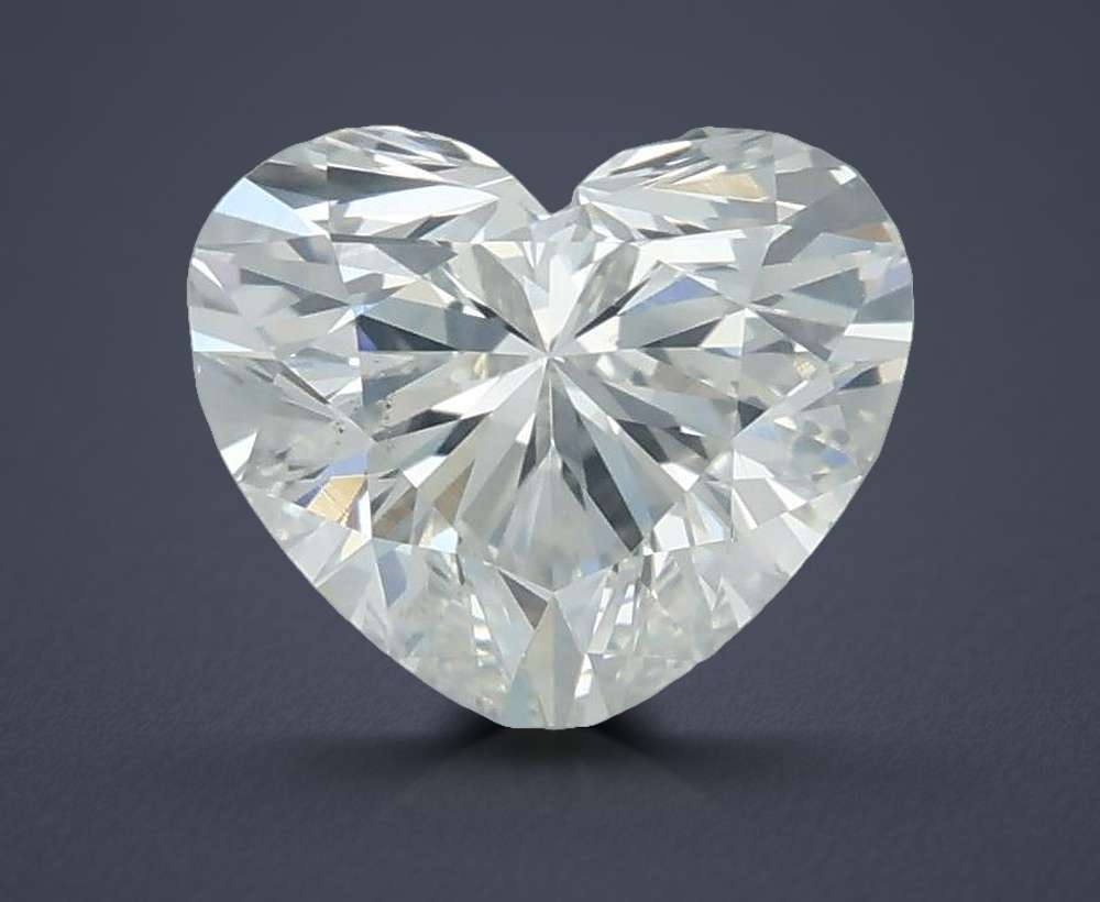 0.70ct I SI1 Rare Carat Ideal Cut Heart Diamond