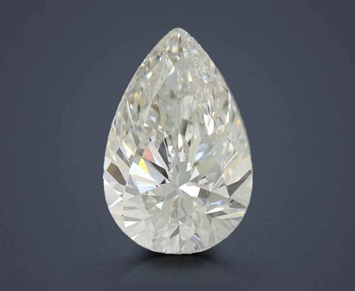 3.58ct F VS1 Rare Carat Ideal Cut Pear Lab Grown Diamond