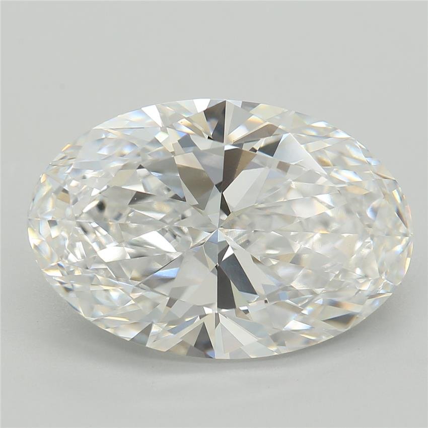 4.26ct D VVS2 Rare Carat Ideal Cut Oval Lab Grown Diamond