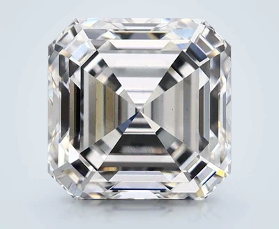 4.06ct E VS1 Rare Carat Ideal Cut Asscher Lab Grown Diamond