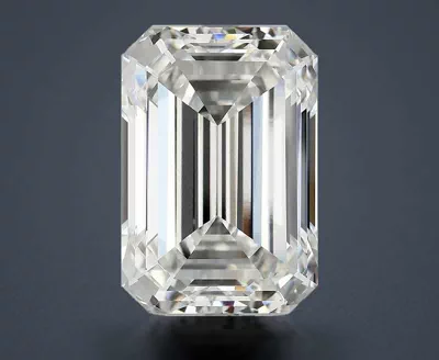13.22ct F VVS2 Rare Carat Ideal Cut Emerald Lab Grown Diamond