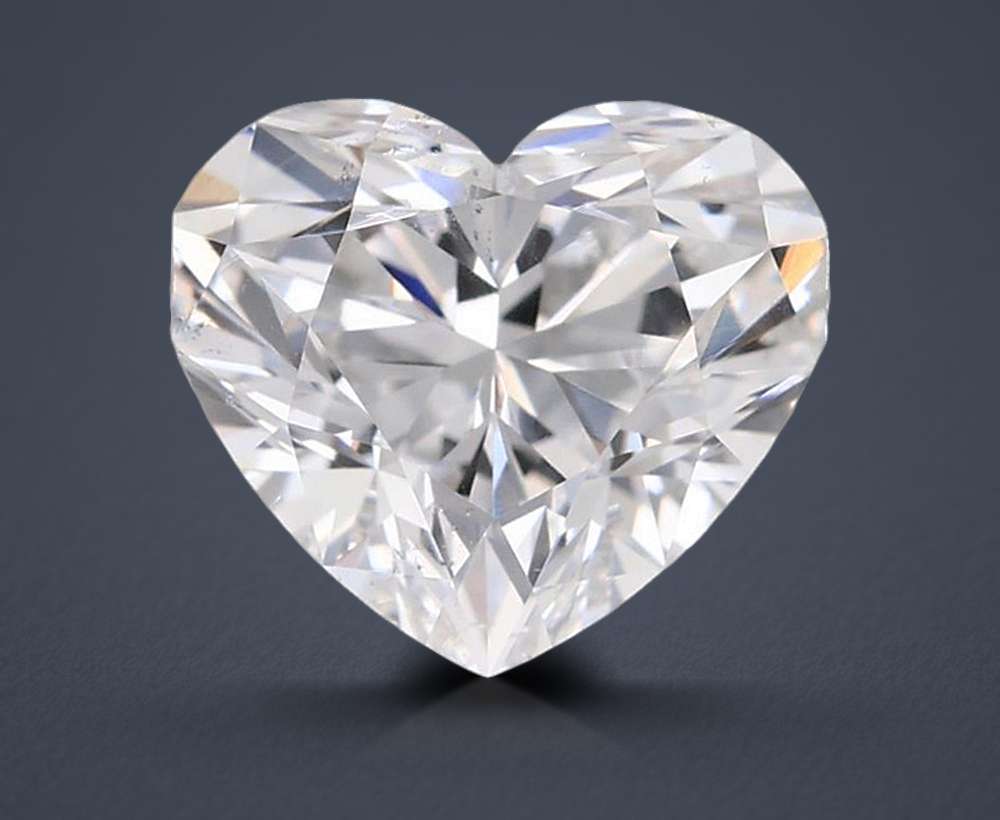 0.64ct E SI1 Excellent Cut Heart Diamond