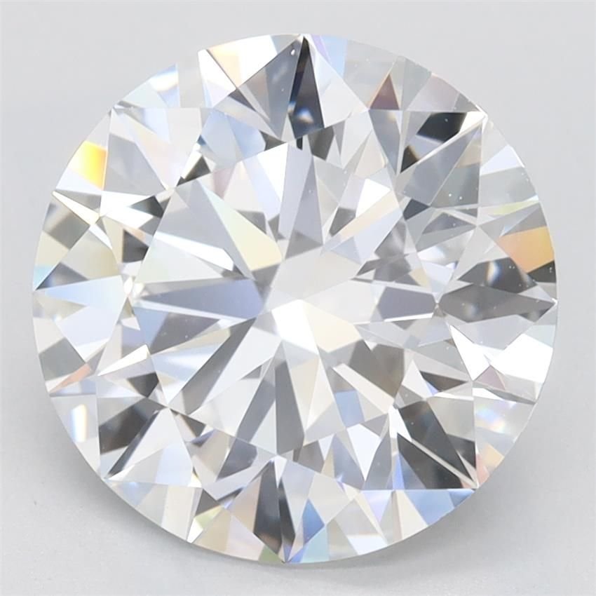3.40ct D IF Rare Carat Ideal Cut Round Lab Grown Diamond