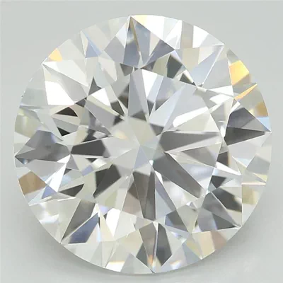 4.01ct E VVS2 Rare Carat Ideal Cut Round Lab Grown Diamond