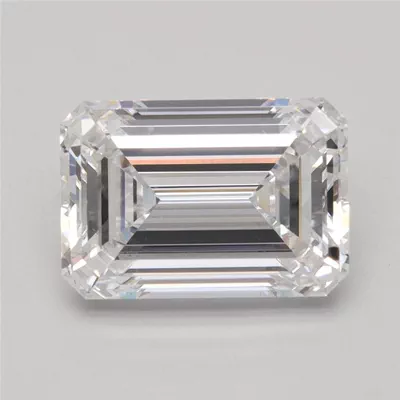 2.25ct E VS2 Rare Carat Ideal Cut Emerald Lab Grown Diamond