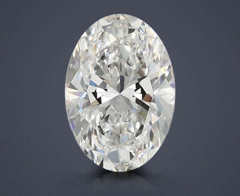 1.64ct F VS1 Rare Carat Ideal Cut Oval Lab Grown Diamond