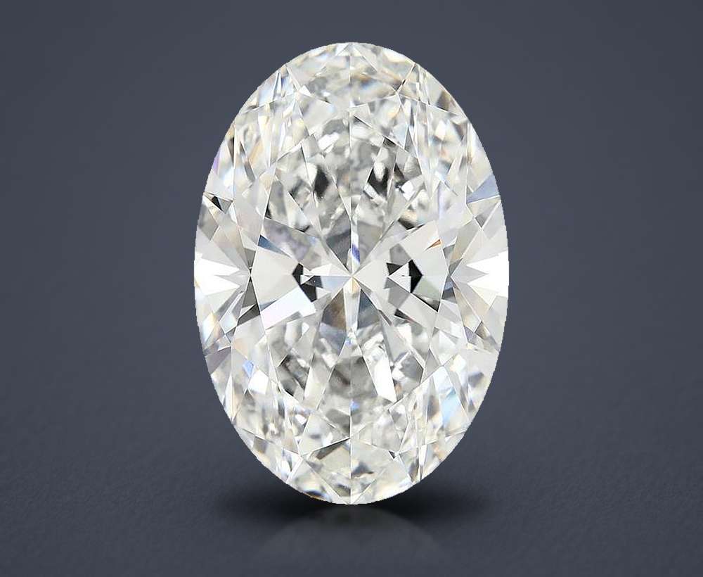 10.17ct F VVS2 Rare Carat Ideal Cut Oval Lab Grown Diamond