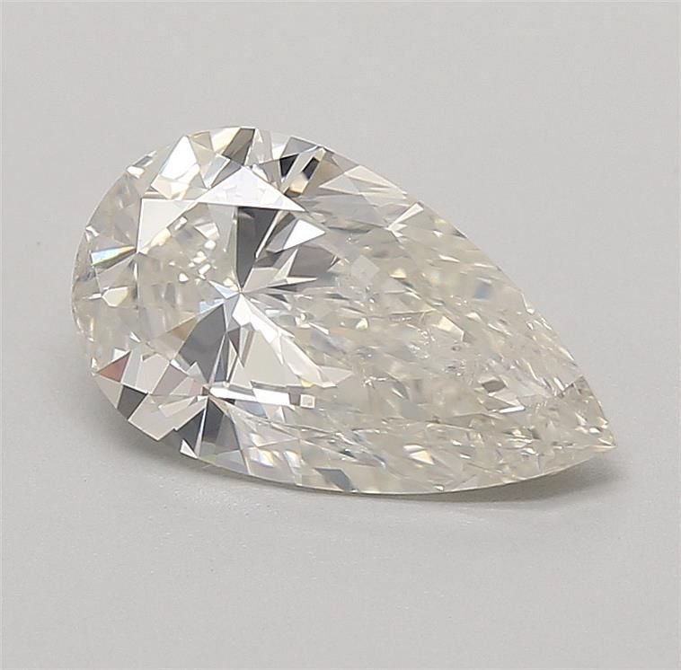 2.50ct I SI2 Rare Carat Ideal Cut Pear Diamond