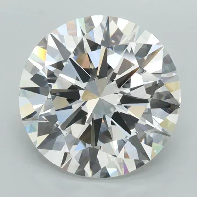 5.01ct E VVS2 Excellent Cut Round Lab Grown Diamond