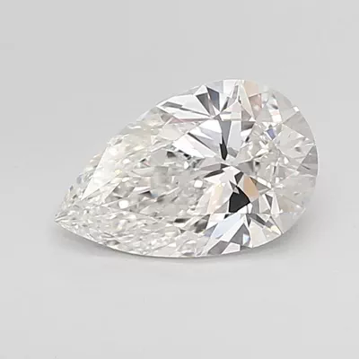 1.53ct F VS1 Rare Carat Ideal Cut Pear Lab Grown Diamond