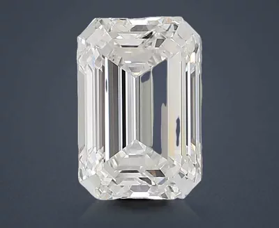 7.01ct E VVS2 Rare Carat Ideal Cut Emerald Lab Grown Diamond