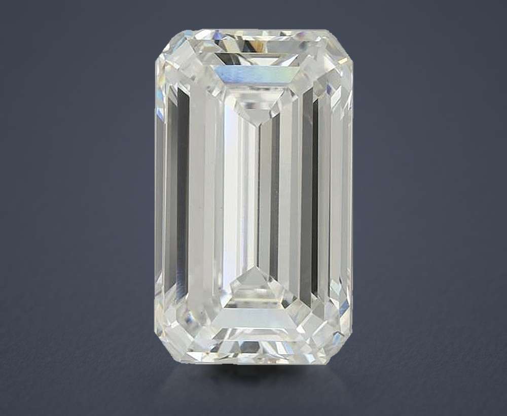 10.04ct F VS1 Rare Carat Ideal Cut Emerald Lab Grown Diamond