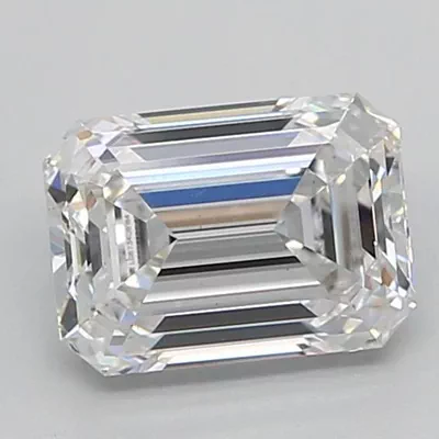 1.51ct E VS1 Rare Carat Ideal Cut Emerald Lab Grown Diamond