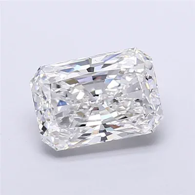 4.03ct F VVS2 Rare Carat Ideal Cut Radiant Lab Grown Diamond
