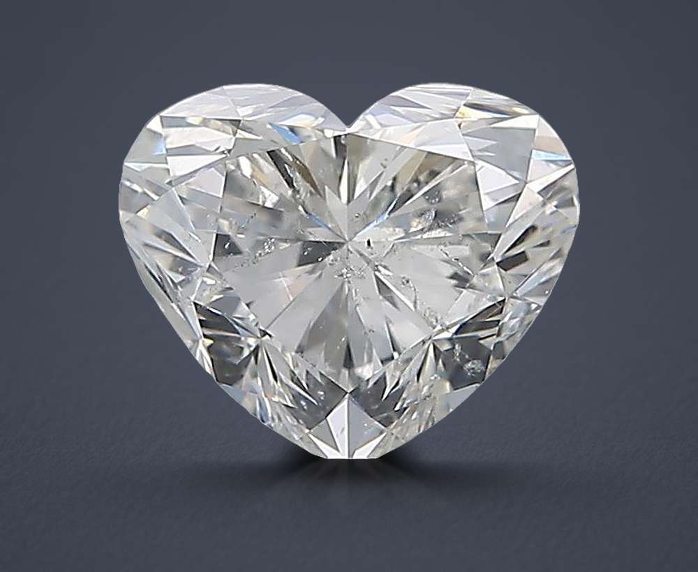 2.01ct H SI2 Rare Carat Ideal Cut Heart Diamond