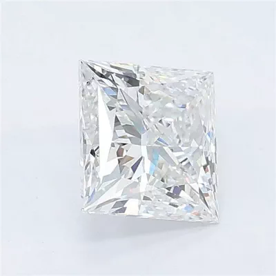 1.04ct D VVS2 Rare Carat Ideal Cut Princess Lab Grown Diamond