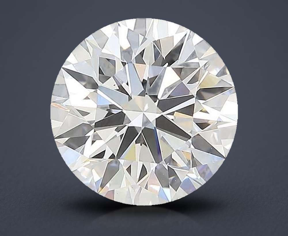 2.87ct E VS1 Rare Carat Ideal Cut Round Lab Grown Diamond