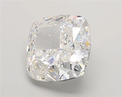 6.02ct E VVS2 Rare Carat Ideal Cut Cushion Lab Grown Diamond