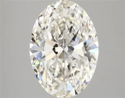 10.51ct F VS2 Rare Carat Ideal Cut Oval Lab Grown Diamond
