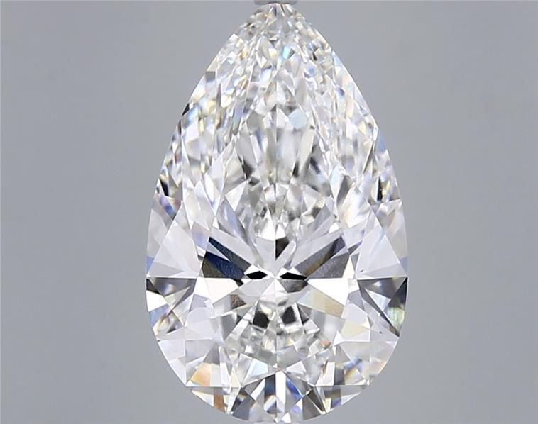 10.01ct F VVS2 Rare Carat Ideal Cut Pear Lab Grown Diamond