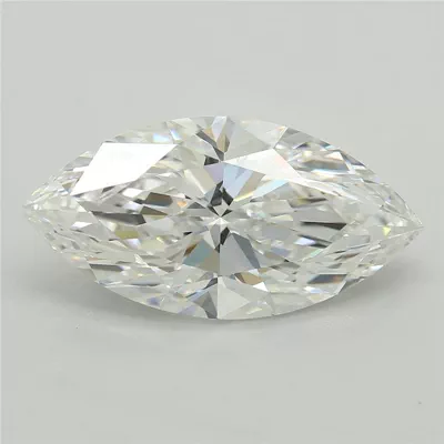 3.01ct D VS1 Rare Carat Ideal Cut Marquise Lab Grown Diamond