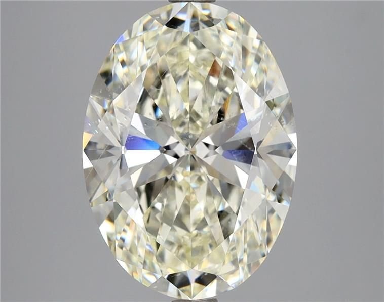 4.02ct K SI2 Rare Carat Ideal Cut Oval Diamond